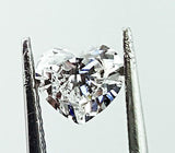 GIA Certified Heart Cut Natural LOOSE DIAMOND 0.75 Carats E Color VS1 Clarity