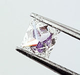 EGL Certified Natural Princess Cut 0.70 Ct Loose Diamond F Color SI Clarity