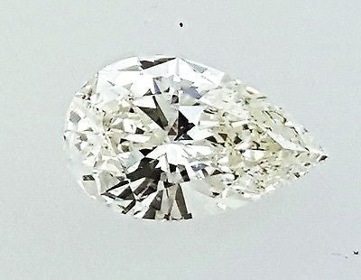 GIA Certified Natural Pear Cut Loose Diamond 3/4 Carats I Color SI1 Clarity