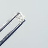 Natural Princess Cut Diamonds Matched Pair 0.48 CTW for Diamond Studs Earring