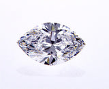 GIA Certified Marquise Cut Natural Loose Diamond 0.71 Carat D Color SI1 Clarity