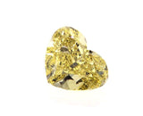 GIA Certified Natural FANCY YELLOW LOOSE DIAMOND Heart Cut Cut 3.01 Ct SI2