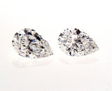GIA Certified Natural Pear Cut Diamonds Matched Pair 1.53 CTW for Diamond Studs