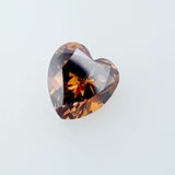 Natural Heart Cut Rare Fancy DEEP BROWN Loose Diamond 2.66 CT Retail $18000
