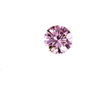 GIA Certified Round Brilliant Cut Fancy Purplish Pink Loose Diamond 0.23 CT SI1