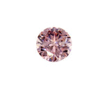 GIA Argyle Certified Natural Round Cut Fancy Orangey Pink Diamond 0.22 CT SI1