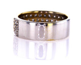 Natural Round Cut 14k White Gold Diamond Ring 1 CTW F-G Color VS Clarity