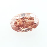 GIA Certified Natural Oval Cut Fancy Deep Brownish Orangy Pink Diamond 1 CT