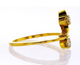Diamond Ring Natural Round Cut 0.28 CTW F Color SI1 Clarity SIZE 6.25