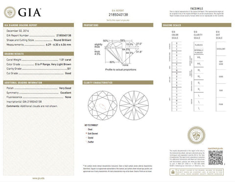 1 carat diamond gia certified Clearance