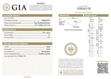 GIA Certified Natural Pear Cut Loose Diamond 0.71 Carats D Color SI1 Clarity