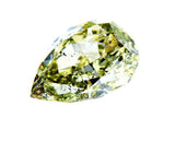 GIA Certified Rare Natural Fancy Green Pear Cut Diamond 2.37 Ct SI2 Clarity