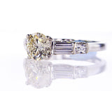 Diamond Engagement Ring 2 CTW H Color SI1 Certified Natural Round Cut 14k Gold