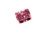 GIA Certified Natural Cushion Fancy Intense Deep Orangy Pink Diamond 0.31 Carat