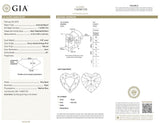 GIA Certified Heart Shape Cut Fancy Intense Pink Natural Diamond 0.81 CT SI1