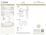GIA Argyle Certified Natural Pear Cut Fancy Purplish Pink Diamond 0.26 CT I1
