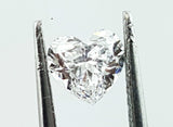 GIA Certified RARE Heart Cut Natural LOOSE DIAMOND 0.70 CT D Color VS1 Clarity