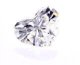 GIA Certified Heart Cut Natural Loose Diamond 0.73 Carats H Color SI2 Clarity