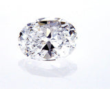 GIA Certified Oval Cut Natural Loose Diamond 0.70 Carat D Color VVS2 Clarity