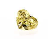 GIA Certified Natural FANCY YELLOW LOOSE DIAMOND Heart Cut Cut 3.01 Ct SI2