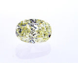 Natural Oval Cut GIA Loose Diamond GIA 3.01 Carat Light Yellow Color VS1