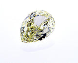 GIA Certified Natural PEAR Cut Loose Diamond 2 CT Fancy Light Yellow VS2 Clarity