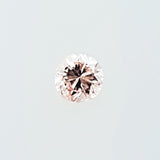 GIA Argyle Certified Natural Round Cut Fancy Orangy Pink Diamond 0.57 Carats I1