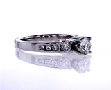 IGI Certified Natural Round Cut Gold Diamond Engagement Ring 1.24 ct I Color SI2