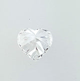 GIA Certified RARE Heart Cut Natural LOOSE DIAMOND 0.70 CT D Color VS1 Clarity
