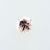 GIA Argyle Certified Natural Round Cut Fancy Orangy Pink Diamond 0.57 Carats I1