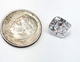 GIA Certified Natural Loose Diamond Cushion Shape 3.01 CT E Color VS2 Clarity