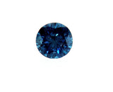 GIA Certified Round Brilliant Loose Fancy Blue Diamond 0.26 Carat SI1 Clarity