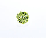 GIA Certified Natural Fancy INTESE Green Yellow Round Cut Diamond 0.27ct