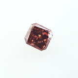 GIA Certified Natural Radiant Cut Fancy Deep Brownish Pink Diamond 0.72 Cts I1