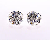 GIA Certified Natural Round Cut Diamonds Matched Pair 1.40 CTW for Diamond Studs