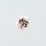 GIA Argyle Certified Natural Round Cut Fancy Orangy Pink Diamond 0.57 Carats I1