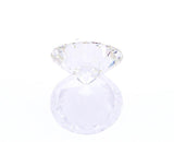 GIA Certified Natural Round Cut Loose Diamond 0.40 Ct E Color VVS1 Clarity