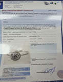 Certified Round Cut 14k White Gold Diamond Engagement Ring 0.80 CTW G Color SI1