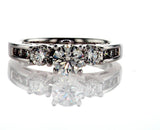IGI Certified Natural Round Cut Gold Diamond Engagement Ring 1.24 ct I Color SI2