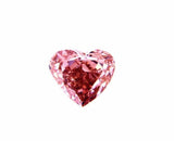 GIA Certified Heart Shape Cut Fancy Intense Pink Natural Diamond 0.81 CT SI1
