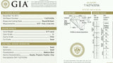 GIA Certified Natural Round Cut Loose Diamond 0.71 Ct K Color VVS2 Clarity