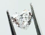 GIA Certified RARE Heart Cut Natural LOOSE DIAMOND 0.70 CT D Color VS1 Clarity