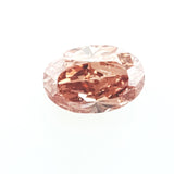 GIA Certified Natural Oval Cut Fancy Deep Brownish Orangy Pink Diamond 1 CT