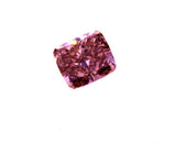 GIA Certified Natural Cushion Fancy Intense Deep Orangy Pink Diamond 0.31 Carat