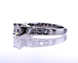 IGI Certified Natural Round Cut Gold Diamond Engagement Ring 1.24 ct I Color SI2