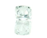 GIA Certified Natural Cushion Cut Fancy Faint Blue Green Loose Diamond 0.72CT