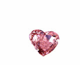 GIA Certified Heart Shape Cut Fancy Intense Pink Natural Diamond 0.81 CT SI1