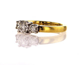 Engagement Ring Natural Round Cut Diamond  0.94 Carats F Color SI1 Clarity