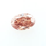 GIA Certified Natural Oval Cut Fancy Deep Brownish Orangy Pink Diamond 1 CT