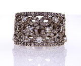 Natural Diamond Ring Round Cut 14k White Gold 1.25 CTW F-G Color SI1 Clarity